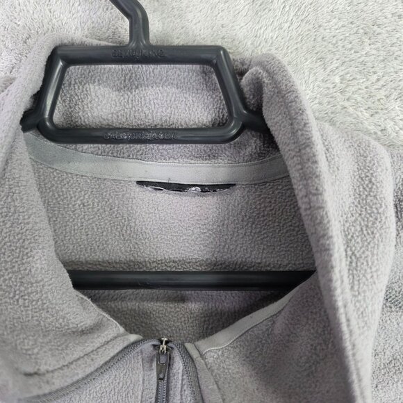 Womens Patagonia Gray 1/4 Zip Fleece Pullover Lightweight 100% Polyester Size M - Picture 3 of 7
